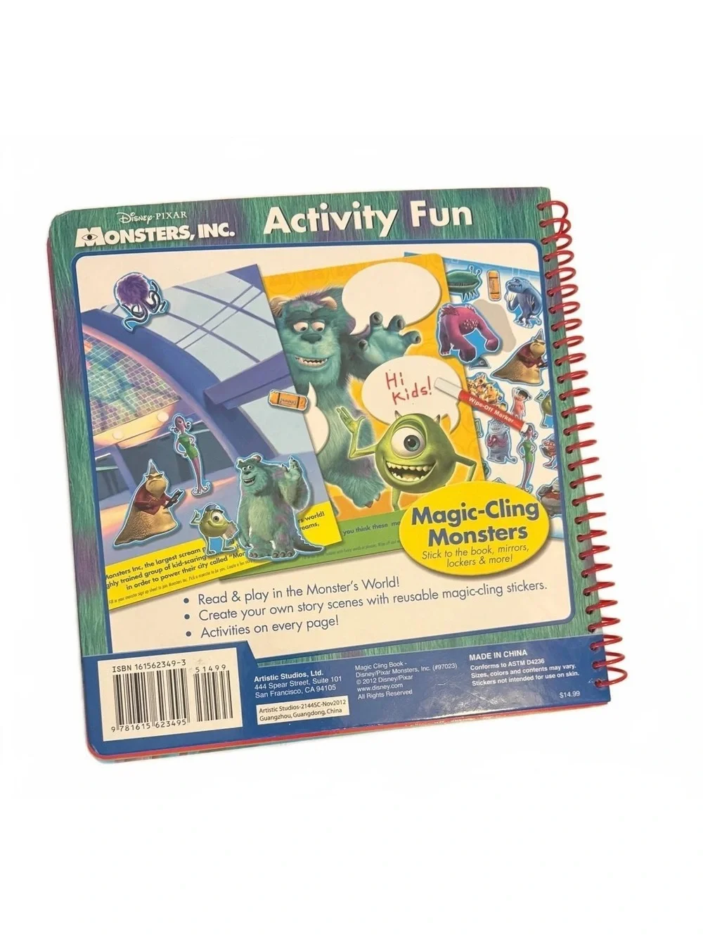 Monsters, Inc. Storybook Adventures Activity Book